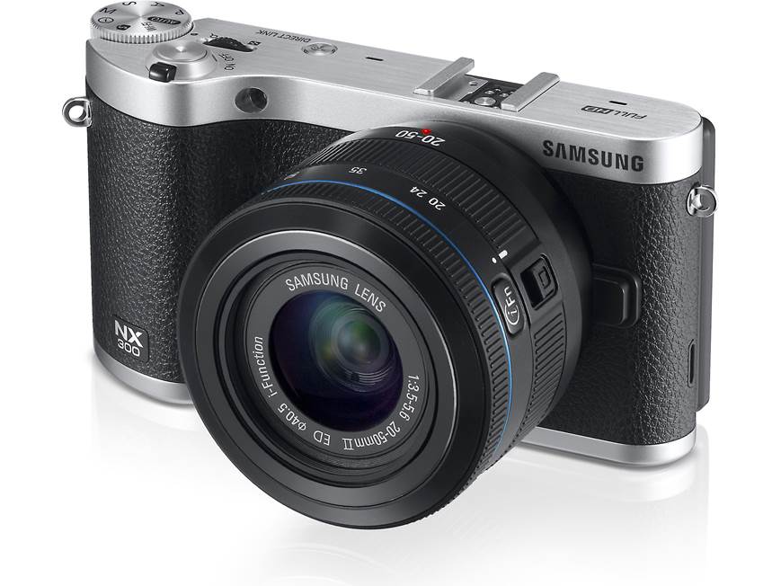 Samsung NX300 (Black) 20.3-megapixel hybrid camera with 20-50mm