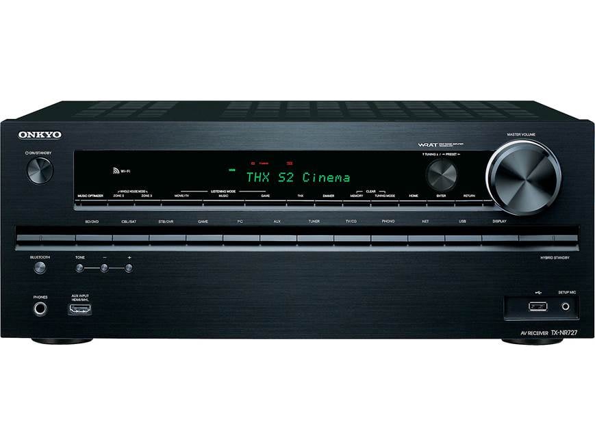 Onkyo TX-NR727 7.2-channel home theater receiver with Wi-Fi® and