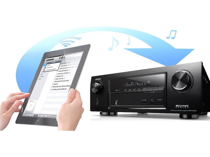 Denon AVR-X1000 IN-Command 5.1-channel home theater receiver with