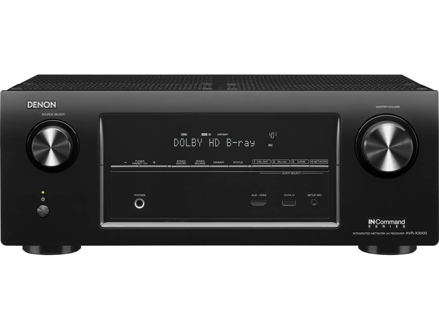 Denon AVR-X3000 IN-Command 7.2-channel home theater receiver with