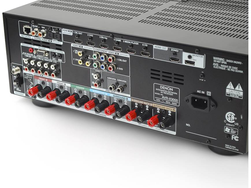 Denon AVR-X3000 IN-Command 7.2-channel home theater receiver with