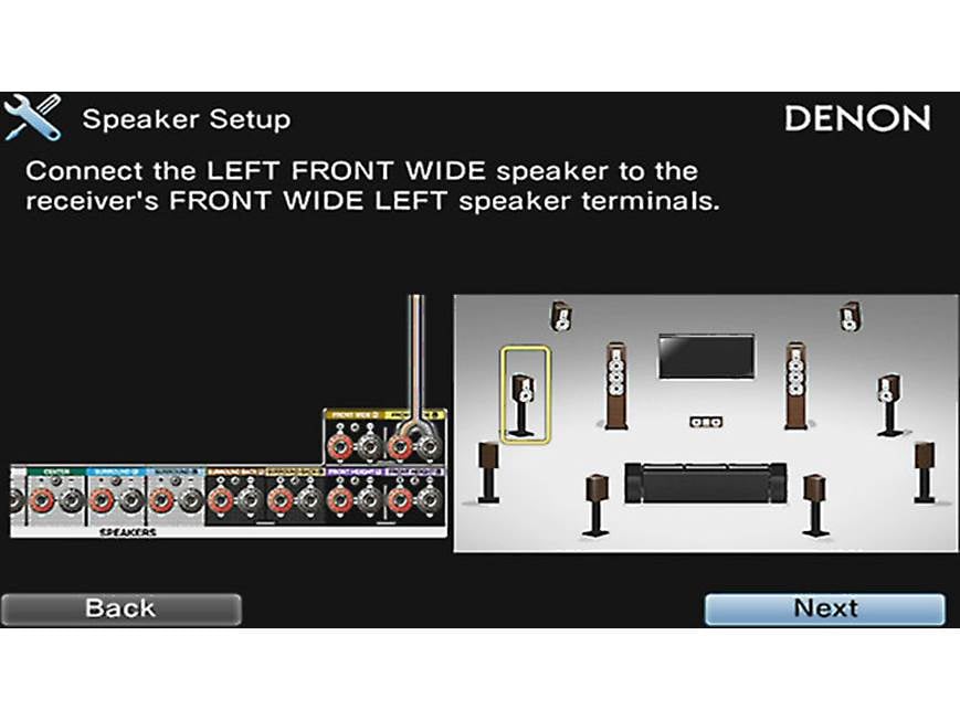 Denon AVR-X4000 IN-Command 7.2-channel home theater receiver with