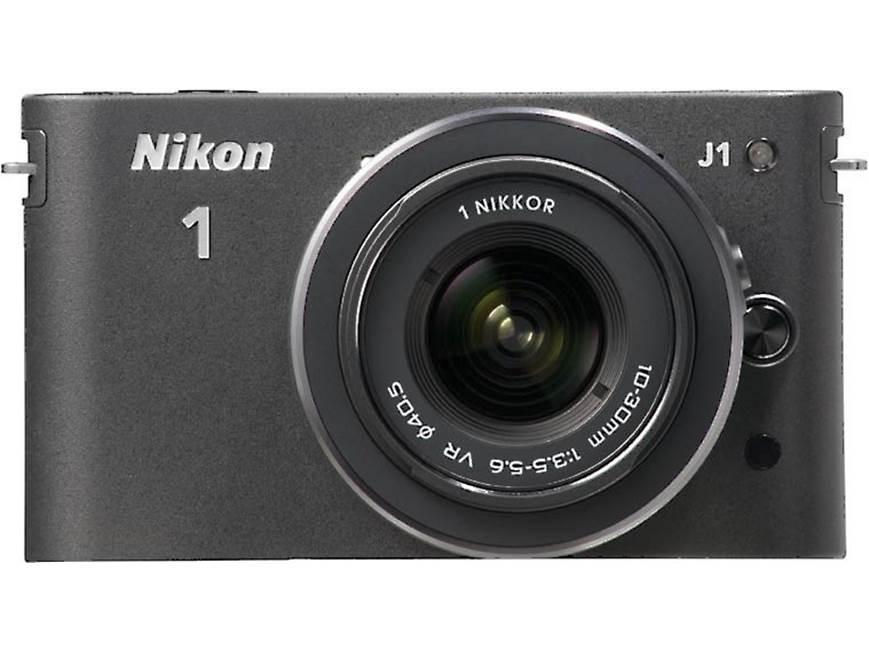 Nikon 1 J1 w/10-30mm VR Lens (Black) CX format hybrid camera with