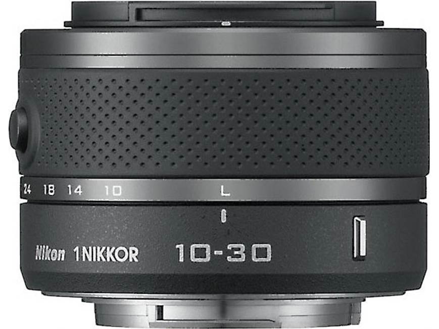Nikon 1 J1 w/10-30mm VR Lens (Black) CX format hybrid camera with