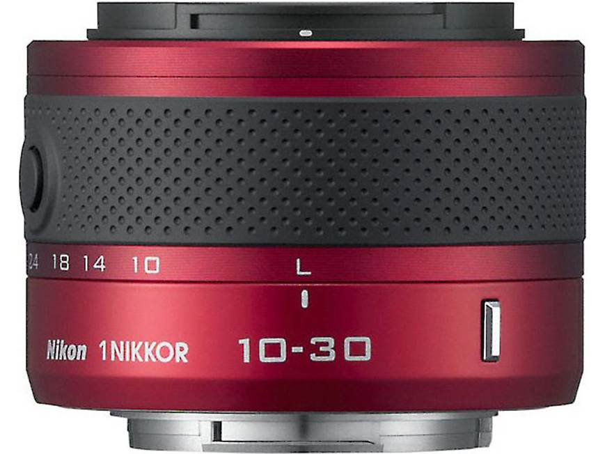 Nikon 1 J1 w/10-30mm and 30-110mm VR Lenses (Red) CX format hybrid