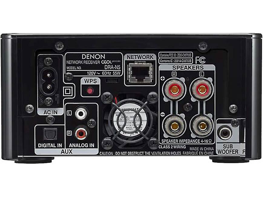 Denon DR-AN5 (Black) Desktop network receiver with built-in Apple