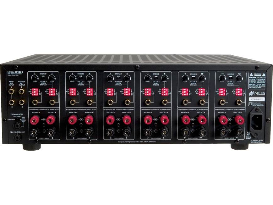 Niles SI-1230 Series 2 12-channel multi-room power amplifier at