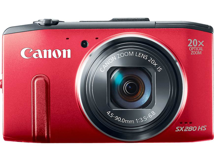 Canon PowerShot SX280 HS (Red) 12.1-megapixel digital camera with