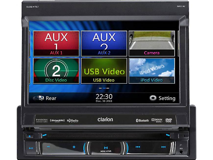 Clarion NZ503 Navigation receiver at Crutchfield