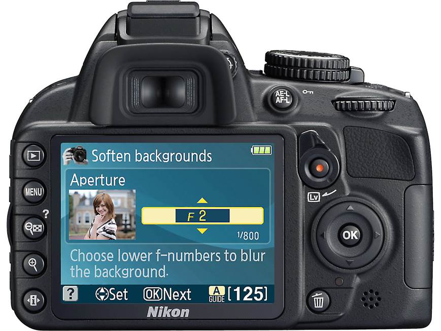 Nikon D3100 Kit with Standard Zoom and Telephoto VR Zoom Lenses