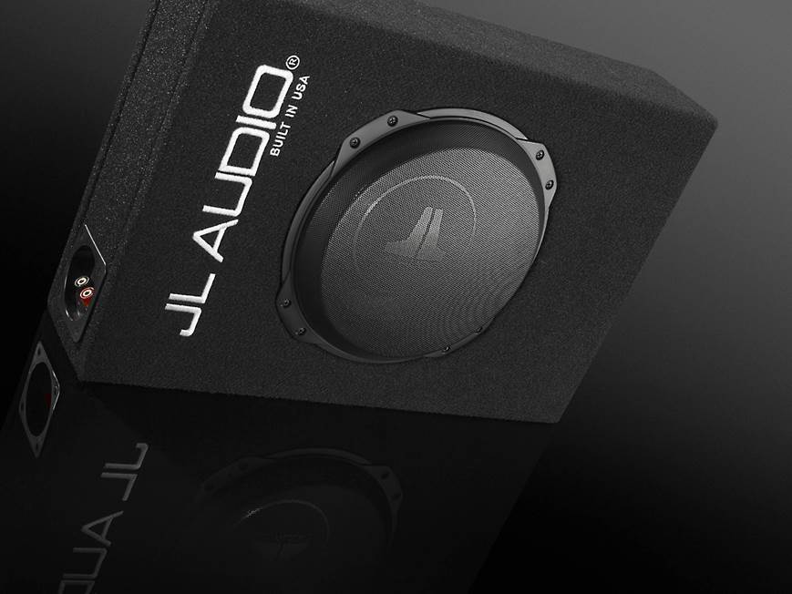 JL Audio CS110LG-TW3 Sealed PowerWedge™ enclosure with one 10