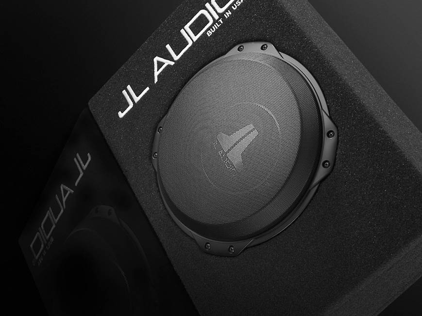 JL Audio CS110TG-TW3 Sealed PowerWedge™ enclosure with one 10