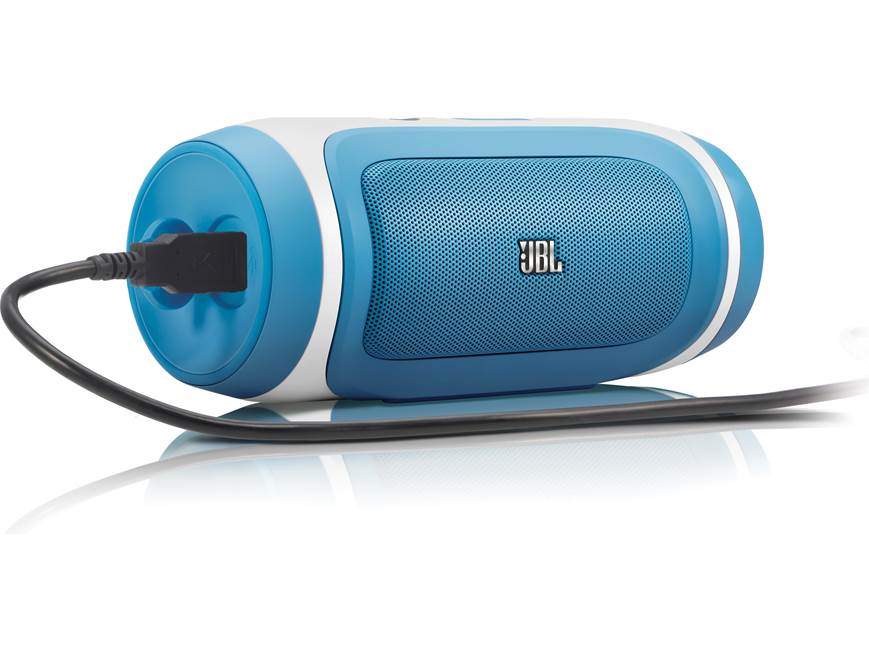 JBL Charge (Blue) Portable Bluetooth® speaker and backup battery