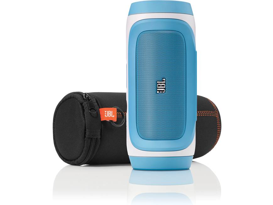 JBL Charge (Blue) Portable Bluetooth® speaker and backup battery