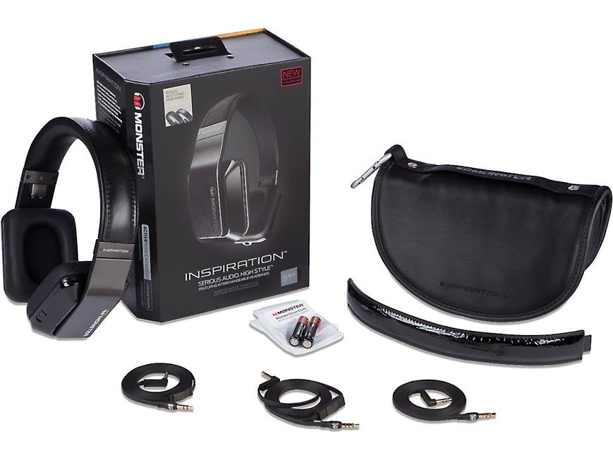 八6051【モンスター】INSPIRATION ヘッドホン Monster® Inspiration (Titanium) Noise-canceling headphones