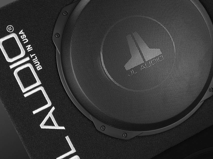 JL Audio CS112TG-TW3 Sealed PowerWedge™ truck-style enclosure with