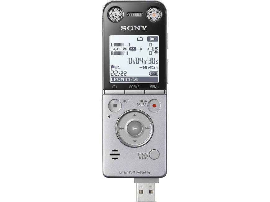Sony ICD-SX733 4GB digital voice recorder with expandable memory