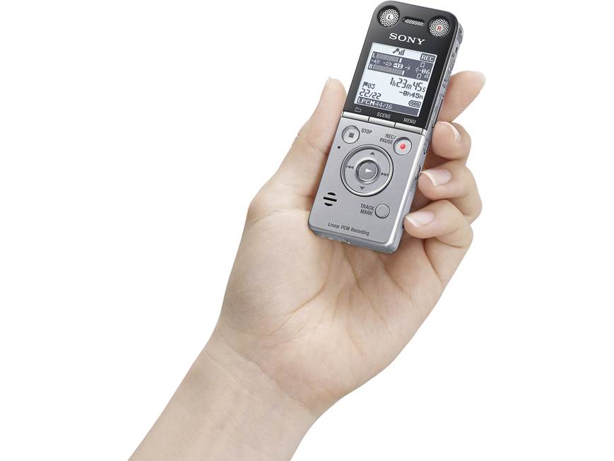 Sony ICD-SX733 4GB digital voice recorder with expandable memory