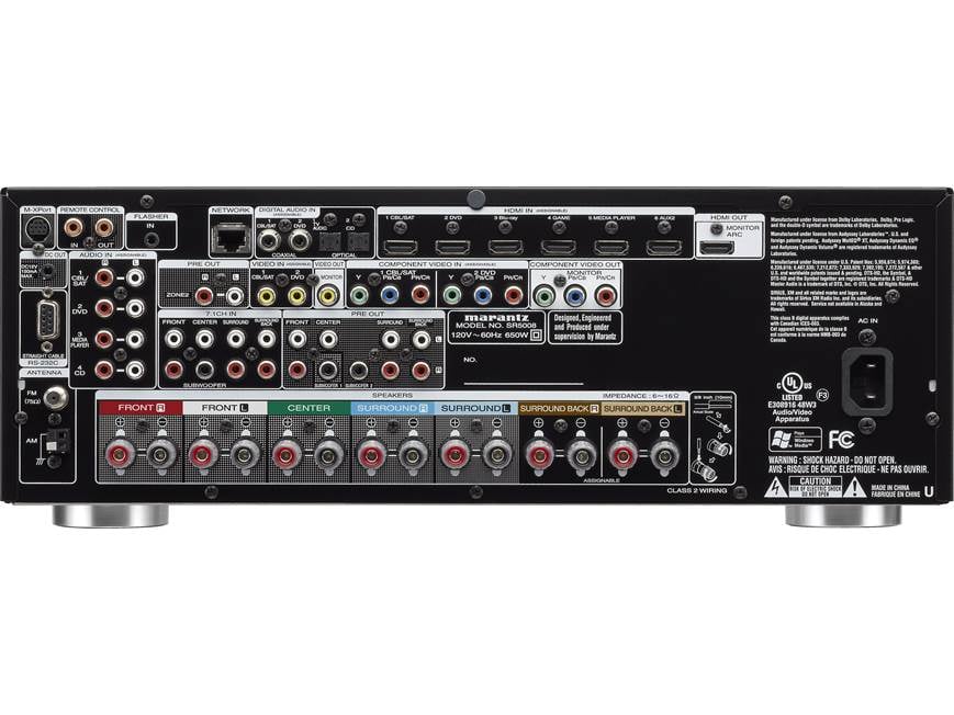 Marantz SR5008 7.2-channel home theater receiver with Apple