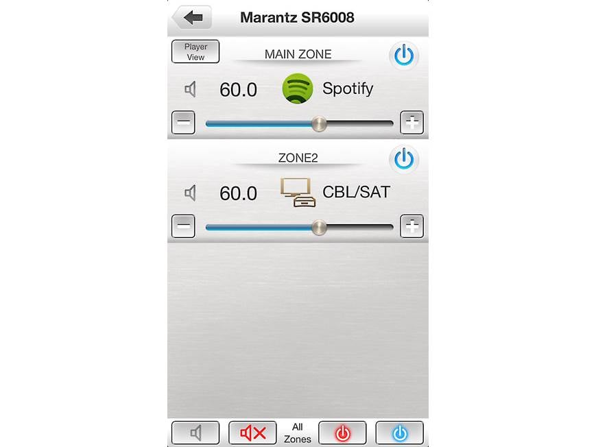 Marantz SR6008 7.2-channel home theater receiver with Apple
