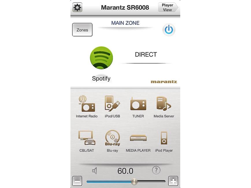 Marantz SR6008 7.2-channel home theater receiver with Apple