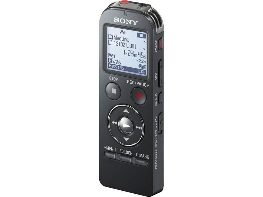 Sony ICD-UX533 (Black) 4GB digital voice recorder with expandable