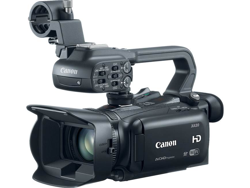 Canon XA20 Professional HD camcorder at Crutchfield