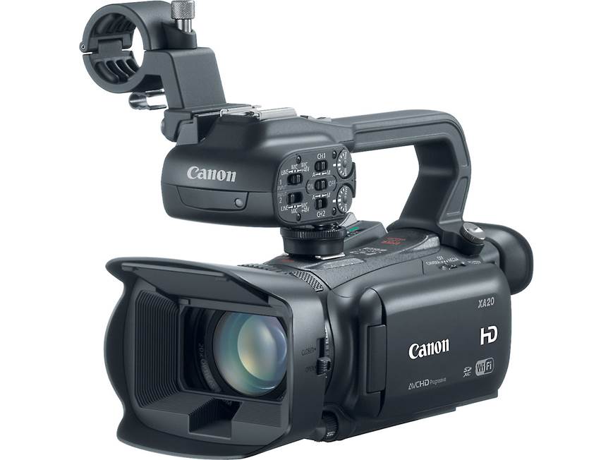 Canon XA20 Professional HD camcorder at Crutchfield