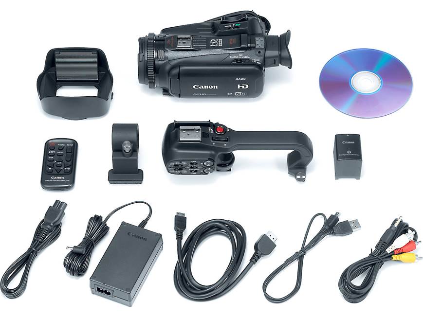 Canon XA20 Professional HD camcorder at Crutchfield