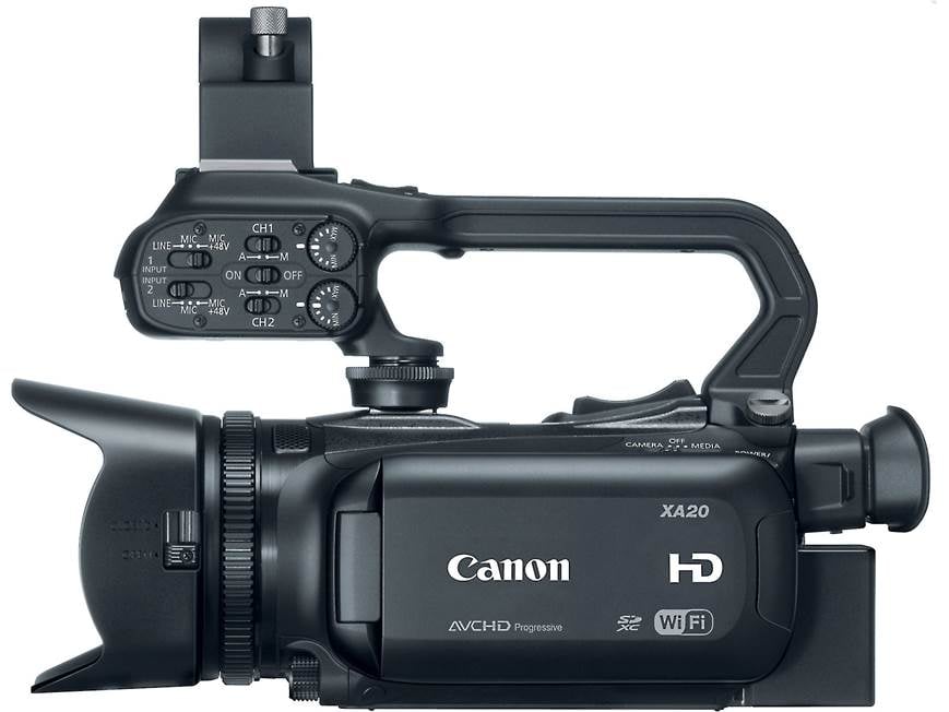 Canon XA20 Professional HD camcorder at Crutchfield