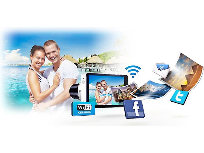 Samsung Galaxy Camera™ (White) 16-megapixel digital camera with