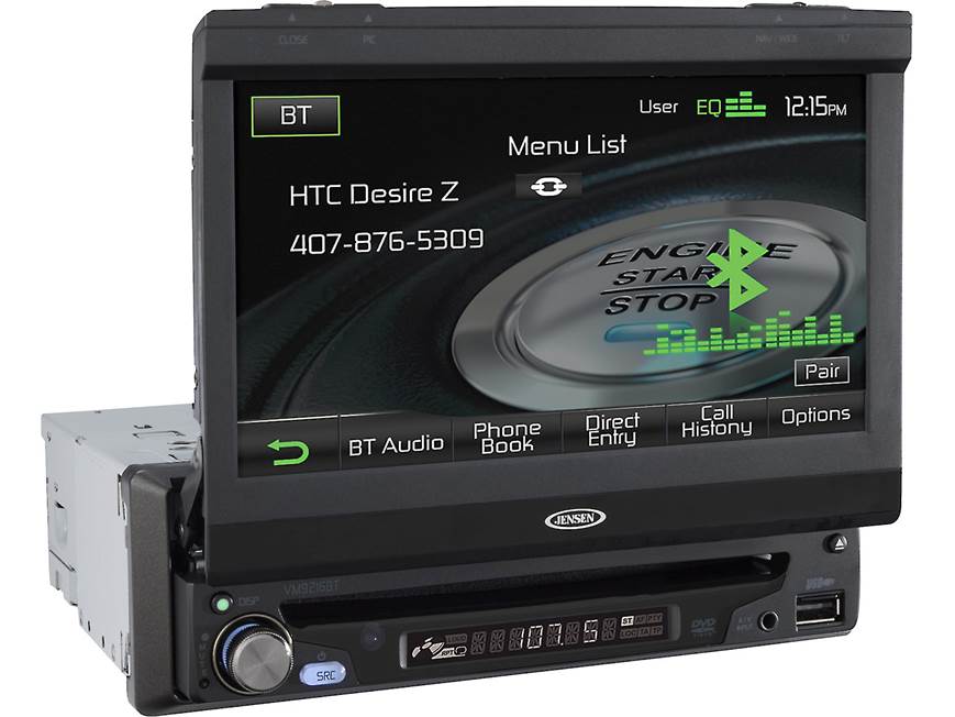 Jensen VM9216BT DVD receiver at Crutchfield