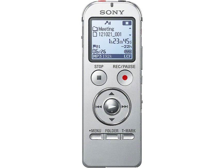 Sony ICD-UX533 (Silver) 4GB digital voice recorder with expandable