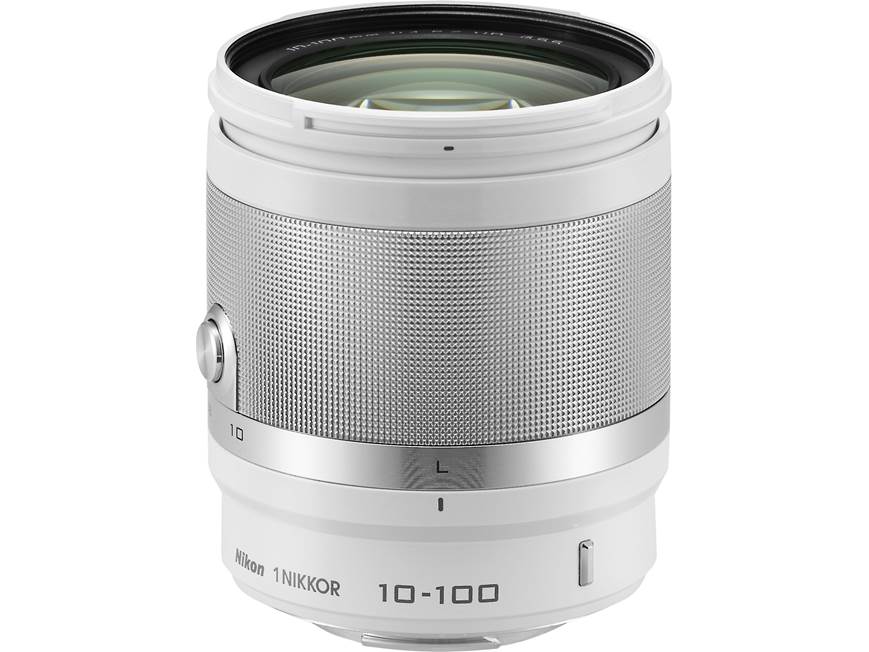 Nikon 10-100mm f/4.0-5.6 1 Nikkor Lens (White) Wide-range 10X zoom