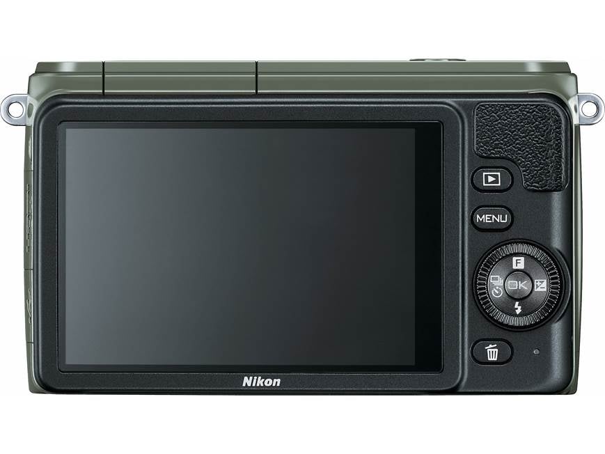 Nikon 1 S1 with Standard and Telephoto Zoom Lenses (Red) 10