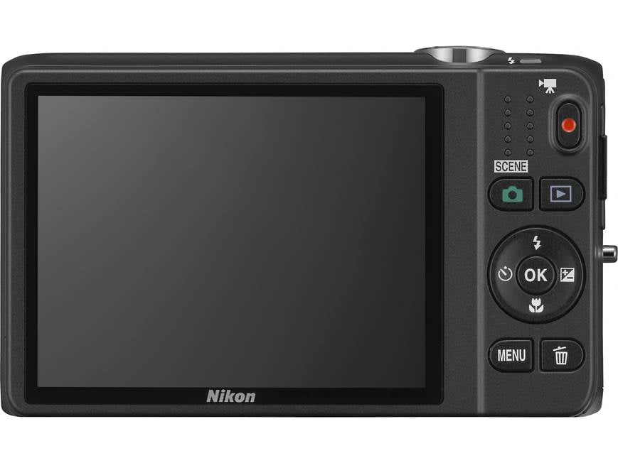 ✨実用✨ Nikon Coolpix S6500 ブラック Nikon Coolpix S6500 (Black) 16-megapixel digital camera with 12X
