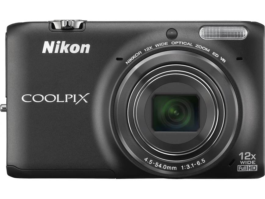 Nikon Coolpix S6500 (Black) 16-megapixel digital camera with 12X