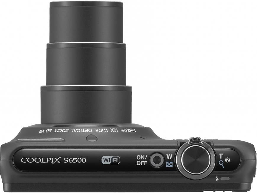 Nikon Coolpix S6500 (Black) 16-megapixel digital camera with 12X