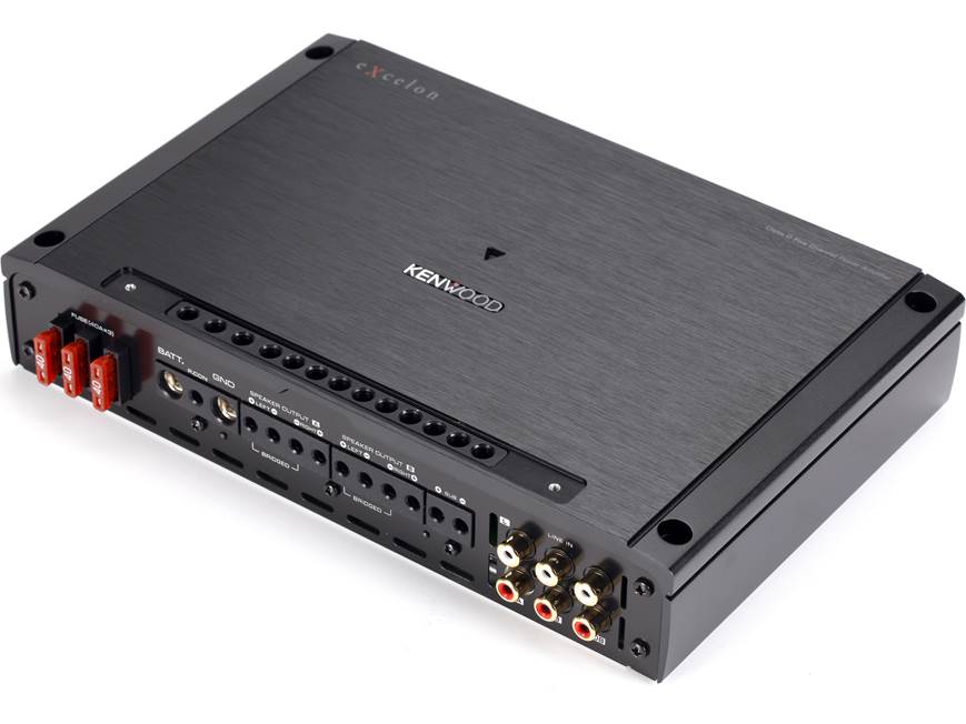 Kenwood Excelon XR900-5 5-channel car amplifier — 60 watts RMS x 4