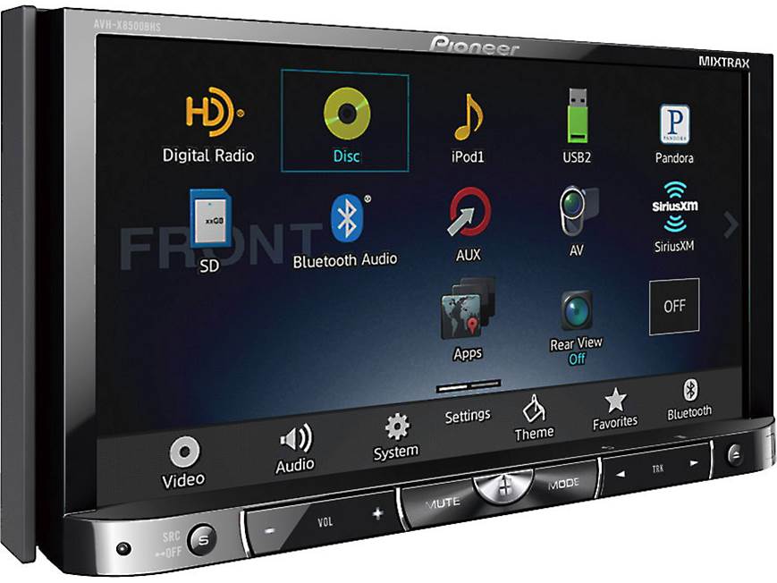 Pioneer AVH-X8500BHS DVD receiver at Crutchfield