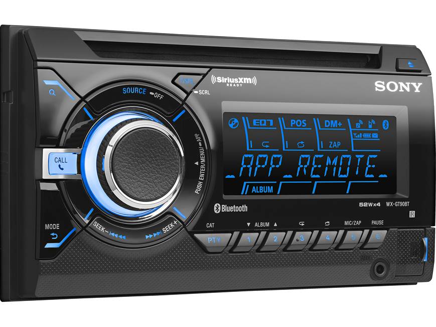 Sony WX-GT90BT CD receiver at Crutchfield