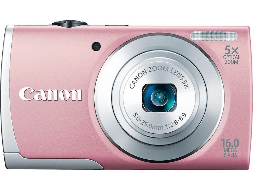 Canon PowerShot A2600 (Pink) 16-megapixel digital camera with 5X