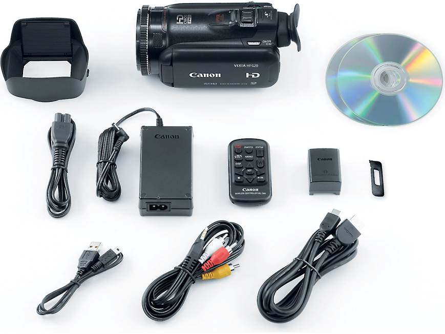 Canon VIXIA HF G20 High-definition camcorder with 32GB flash
