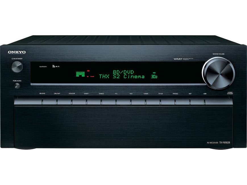 Onkyo TX-NR828 7.2-channel home theater receiver with Wi-Fi® and