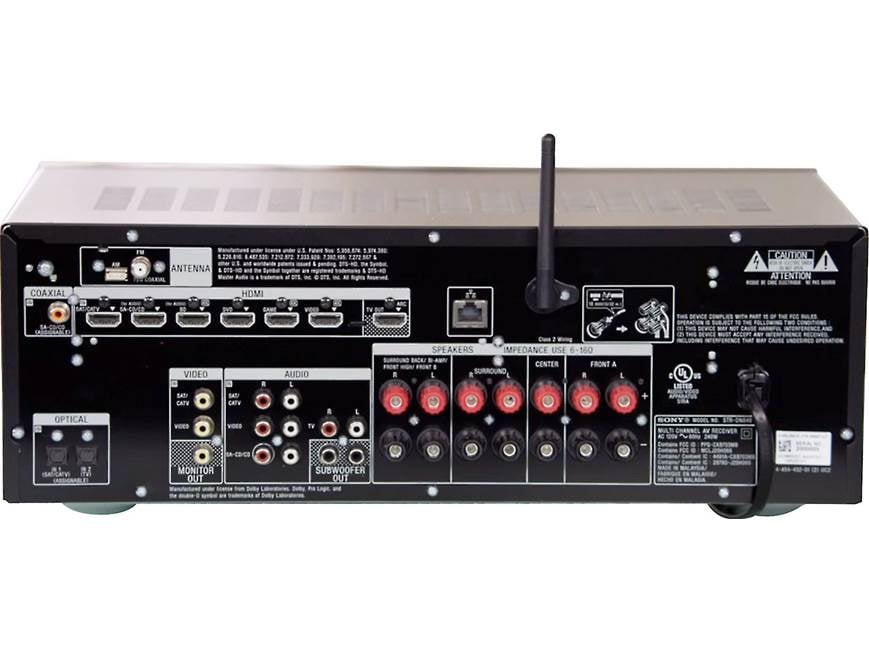 Sony STR-DN840 7.2-channel home theater receiver with Wi-Fi® and