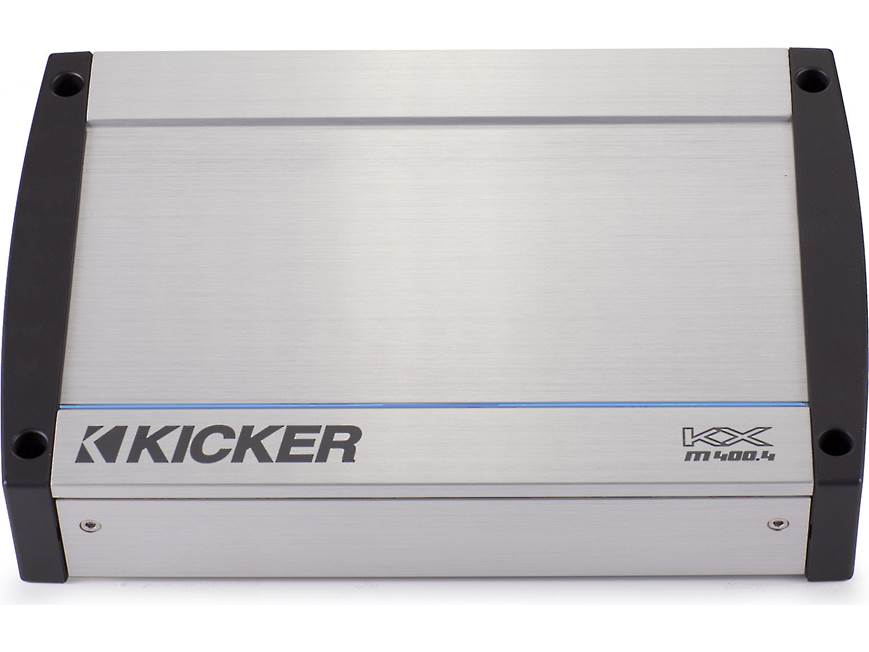 Kicker KXM400.4 4-channel marine amplifier — 50 watts RMS x 4 at 4