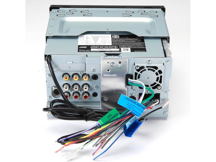 JVC KW-AV71BT DVD receiver at Crutchfield