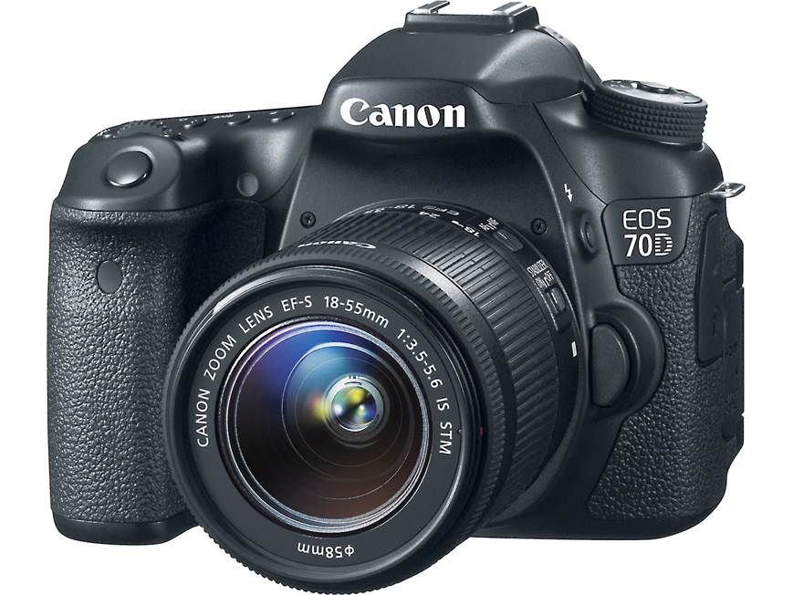 Canon EOS 70D Kit 20-megapixel digital SLR camera with 18-55mm