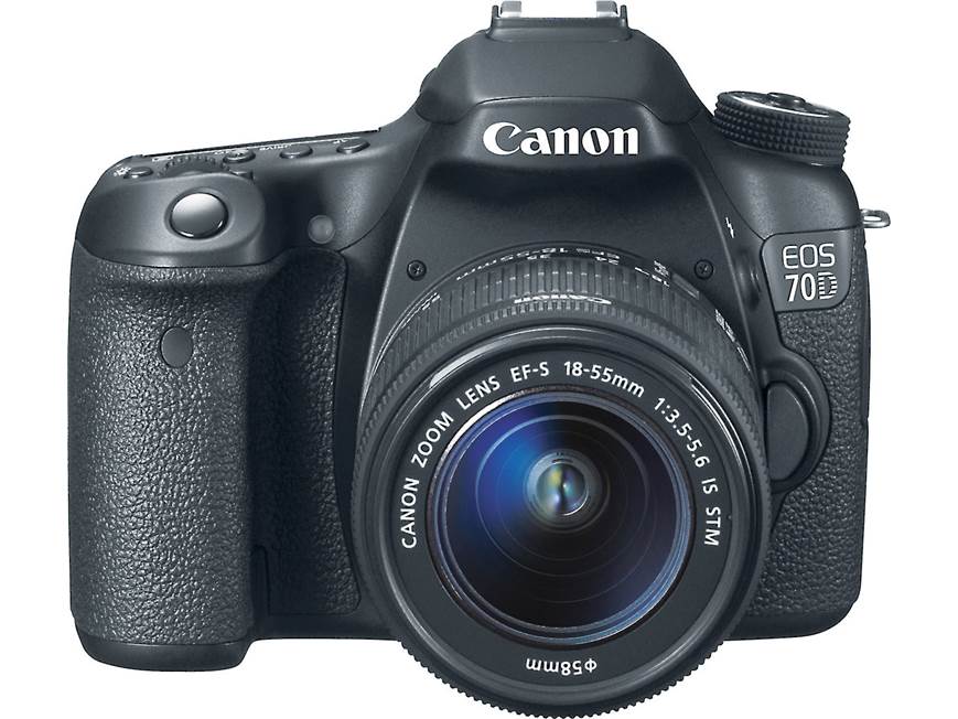 Canon EOS 70D Kit 20-megapixel digital SLR camera with 18-55mm