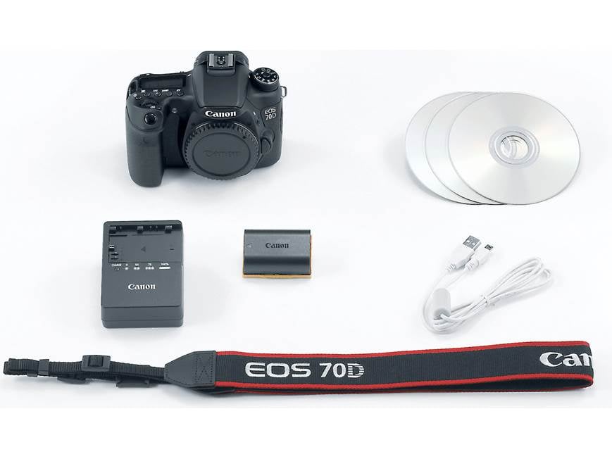 Canon EOS 70D (no lens included) 20-megapixel digital SLR camera
